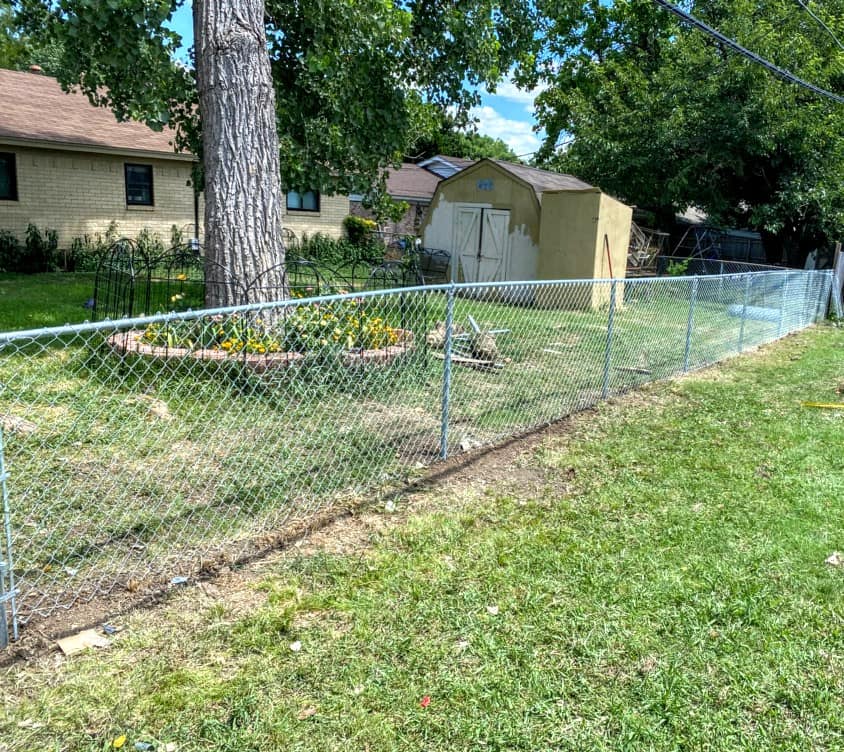 Backyard Chain-Link Fence