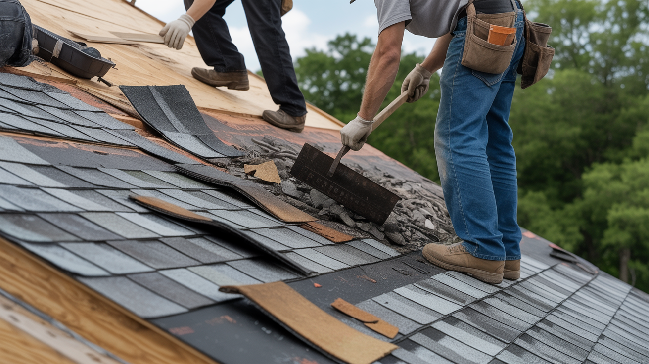Roof Removal & Tear-Off - MartinBuilt LLC roofing services North Texas